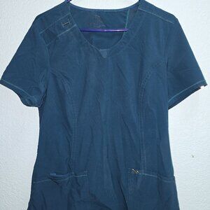Cherokee Infinity split round neck scrub top
